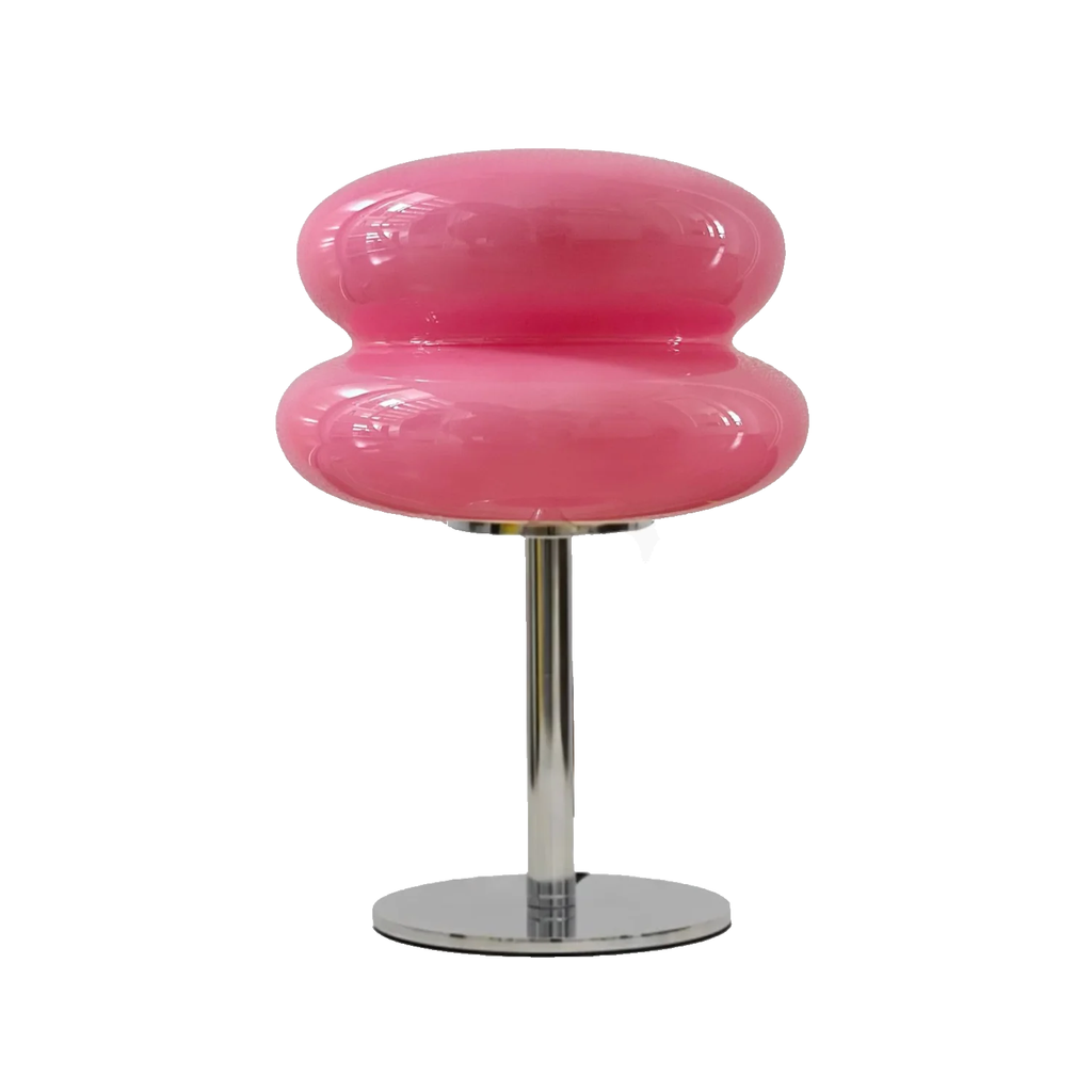 LueurRose - Elegant Dimmable Glass Table Lamp