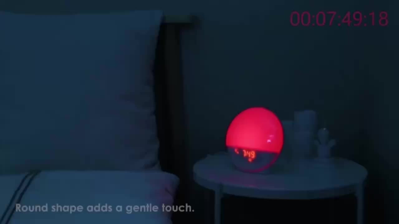 AlarmGlow – Smart Sunrise Alarm Clock with Dual Alarm