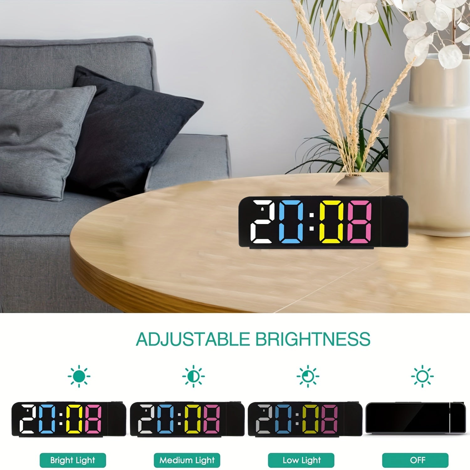 TimeView – Modern Digital Projection Alarm Clock
