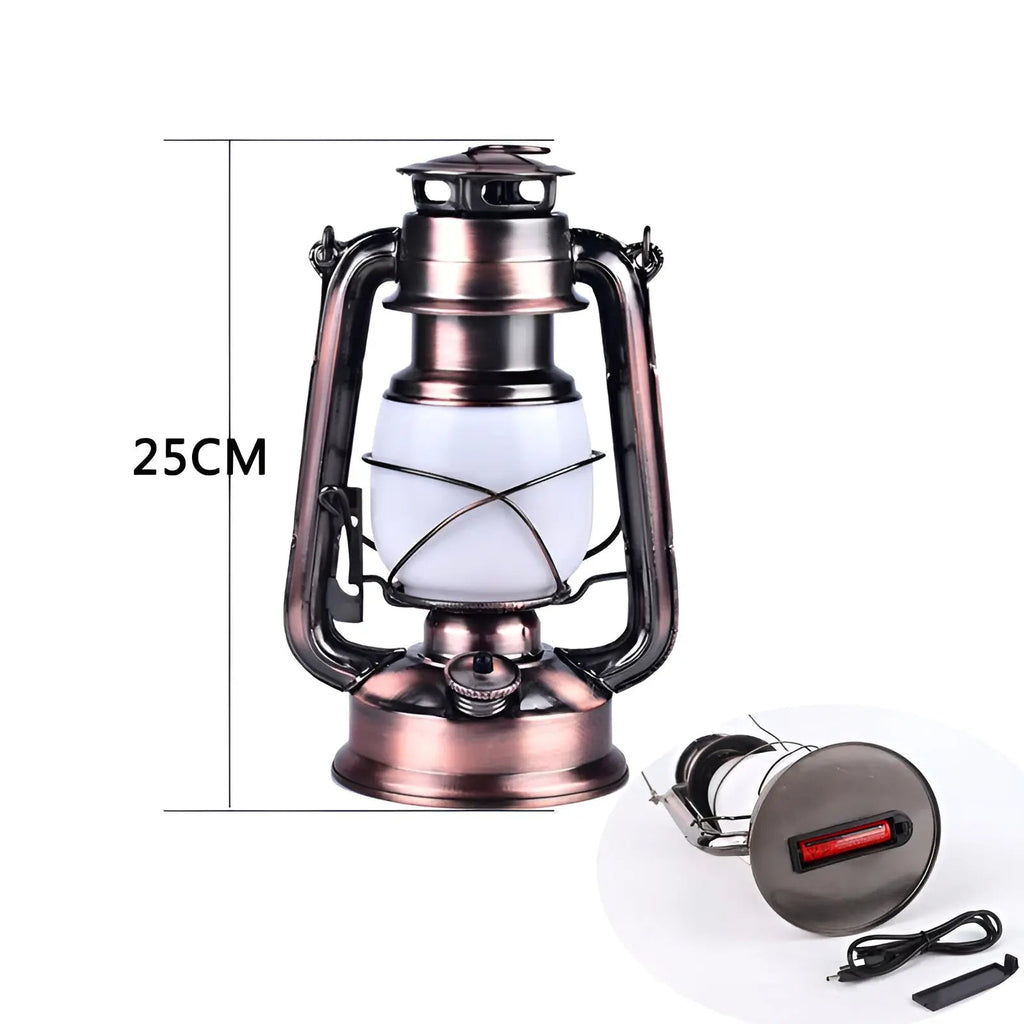 Industrial LED Hanging Lamp - for Atmospheric Evenings & Outdoor Use