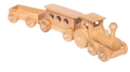 WoodenTrain - Toy with Detachable Wagons for Children
