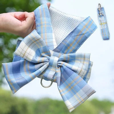 Aurélien Harnais – Stylish Dog Harness with Bow