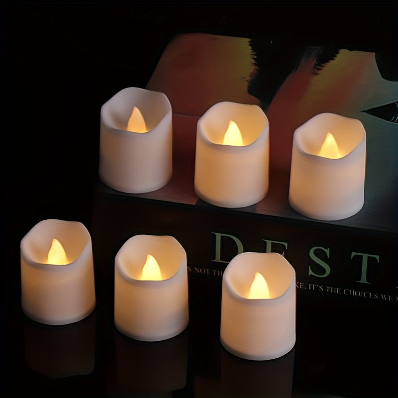 RomanticGlow - Flameless LED Tealights for Atmospheric Moments