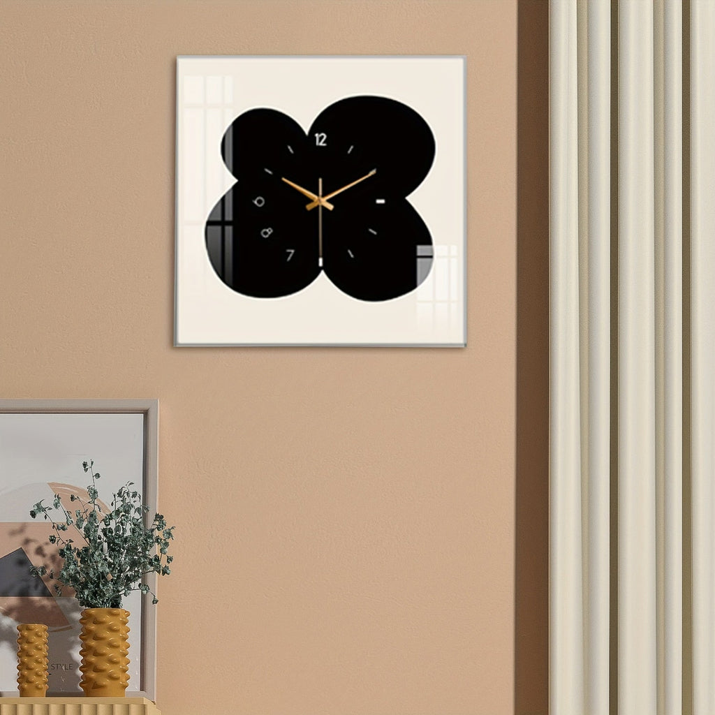 FloralTime Clock - Elegant Floral Wall Clock