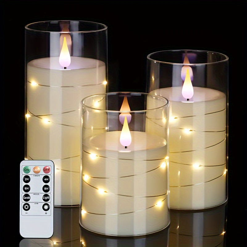 RomanticGlow – LED Candle Set with Remote Control