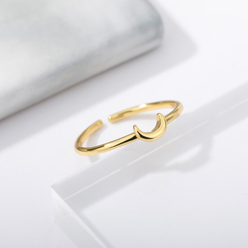 Nova – Sleek Half-Moon Ring for Jewelry