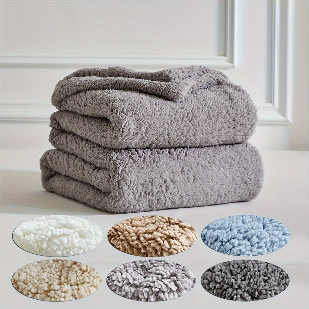 CozyWrap – Luxury Sherpa Fleece Blanket for Winter Days