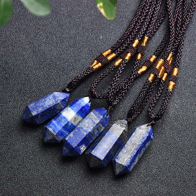 Amethyst Healing Crystal Necklace - Lyra Collection