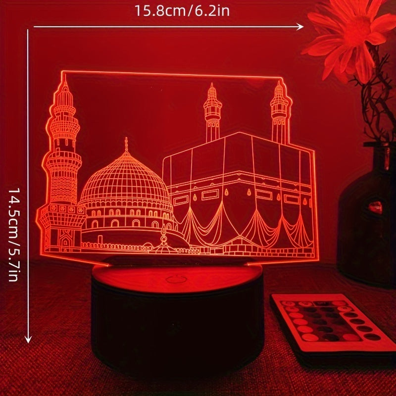 GlowSphere Lamp - 3D Night Light with Remote Control