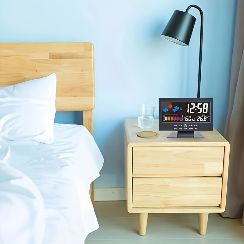 SilentTime Clock – Stylish Digital Weather Station and Climate Monitor