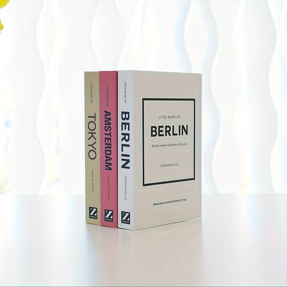 ChicBooks - Elegant Bookends Set in Cream