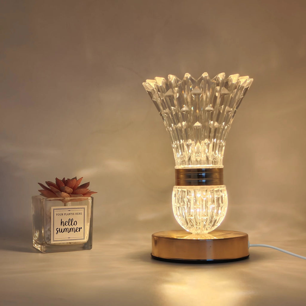 VaseLicht - LED Crystal Table Lamp with Dimmable Ambiance