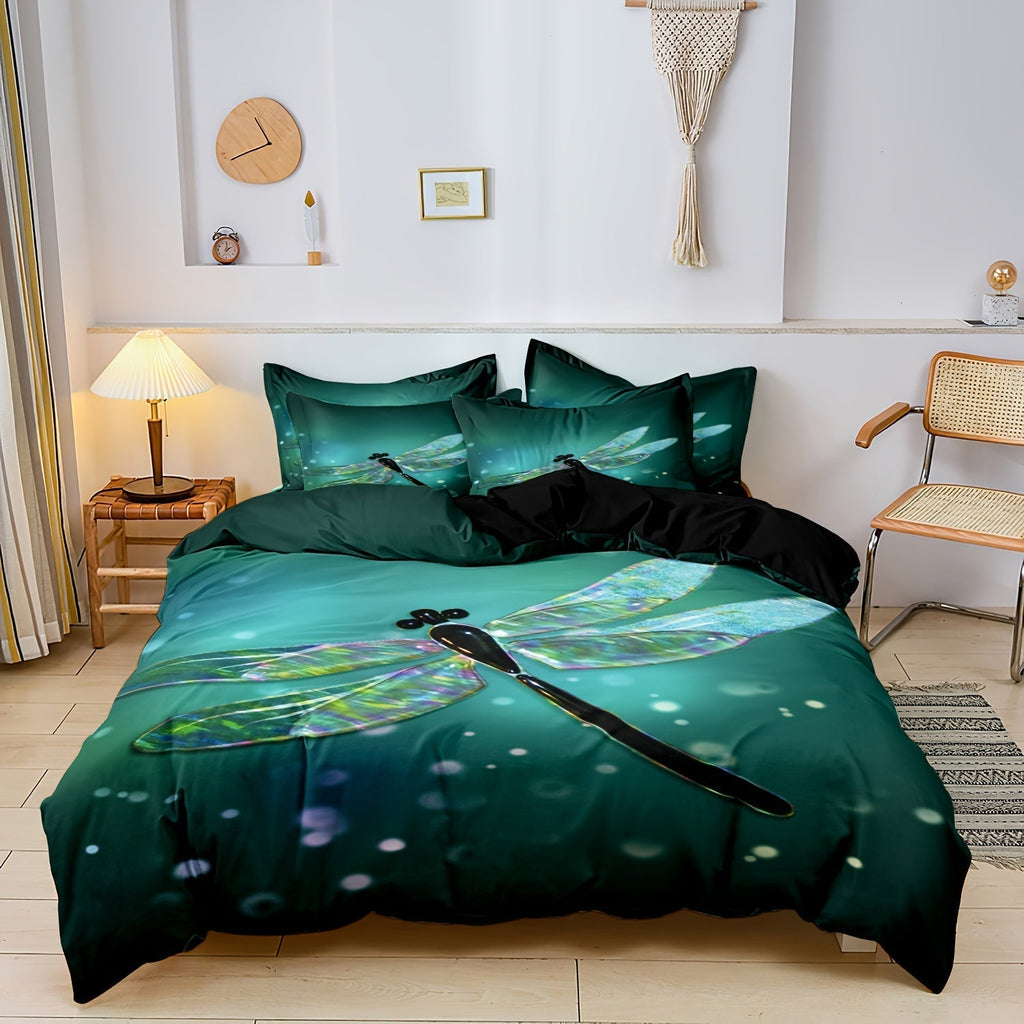 Elegant Dragonfly Bedding Set – Luxury, Comfort, and Durability