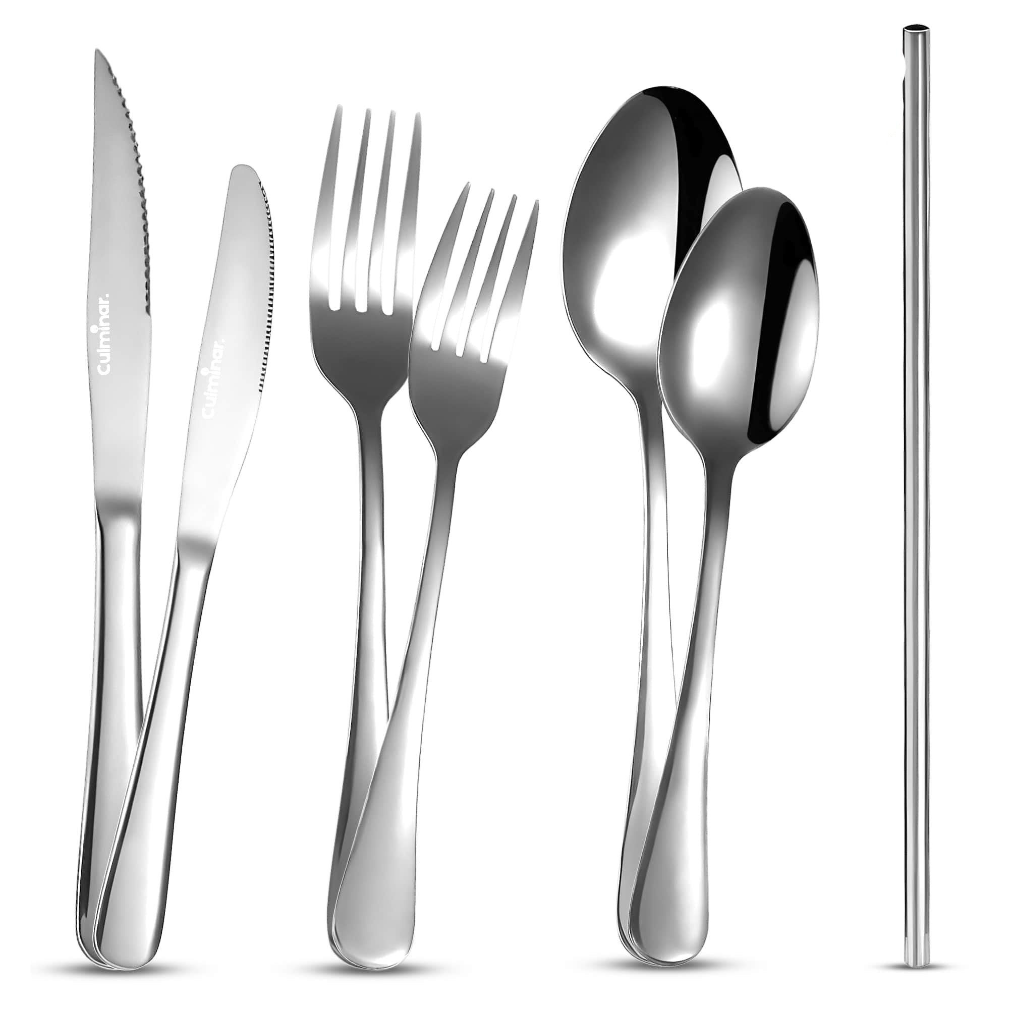 LuxeGlimmer - Elegant Dinnerware Set for 6 People