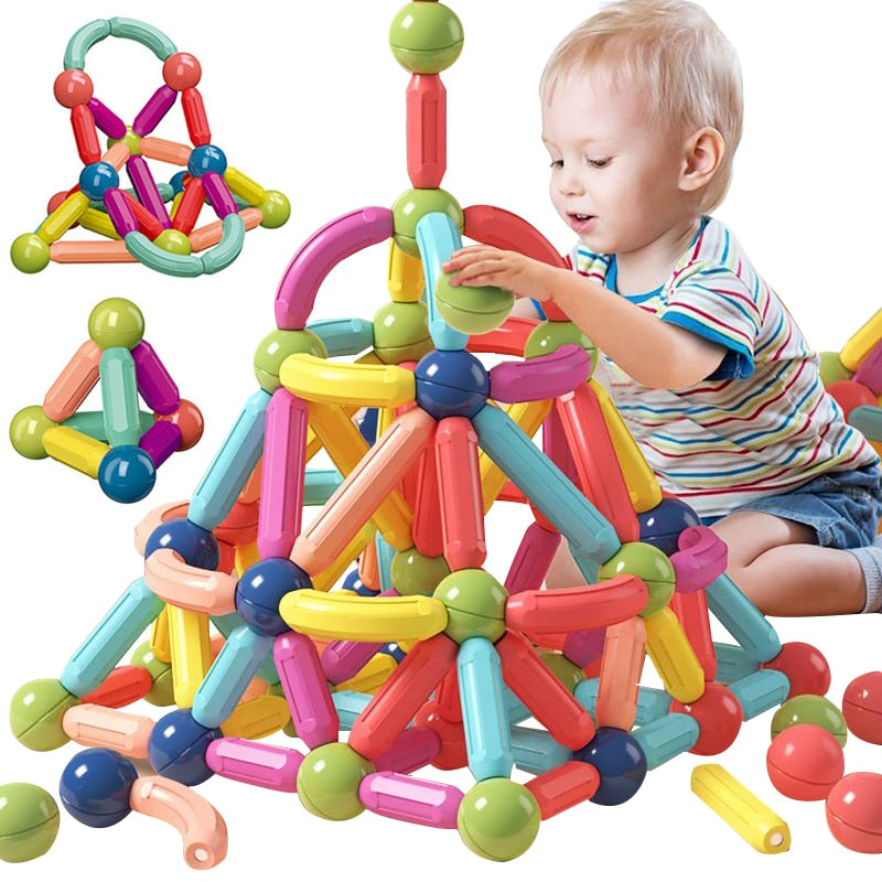 Magnetic Toy Building Set - Play for educational development