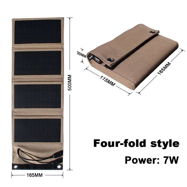 SolarFold Power Bank - Foldable Solar Panel Charger