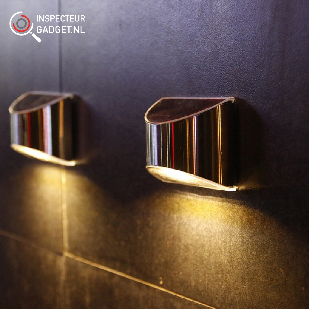Wireless LED Solar Wall Lights Deluxe - Create the perfect ambiance in your garden!