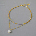 Isaline Necklace - Elegant Baroque Pearl Necklace