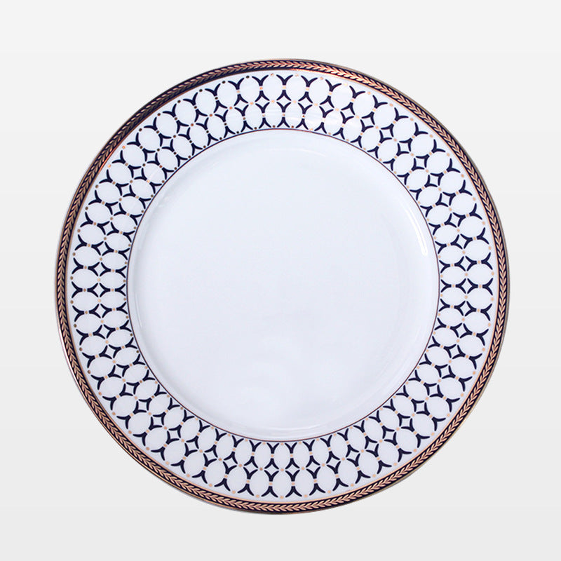 VertexSet – Luxury Blue Dinnerware Set for Dining Table