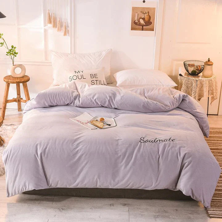 SilkCloud Duvet Cover - Cozy Fleece Duvet Cover for an Unmatched Sleep Experience