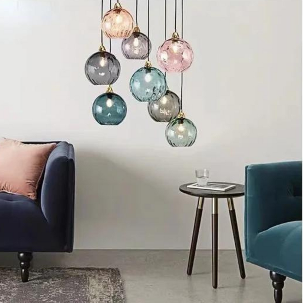 Elegant Glass Orb Pendant Light for Luxury Interiors