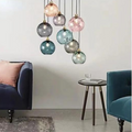 Elegant Glass Ball/Sphere Pendant Lamp for Luxury Interiors