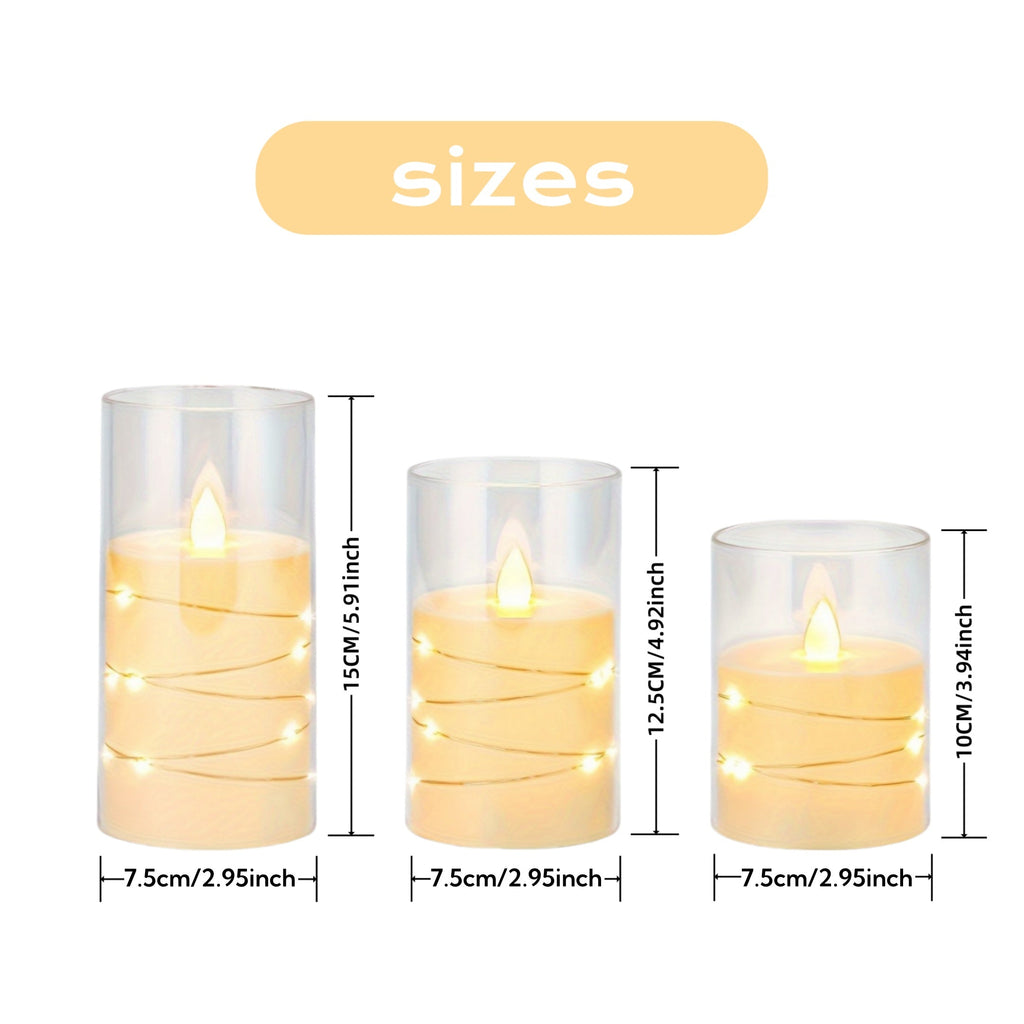 RomanticGlow – LED Candle Set with Remote Control