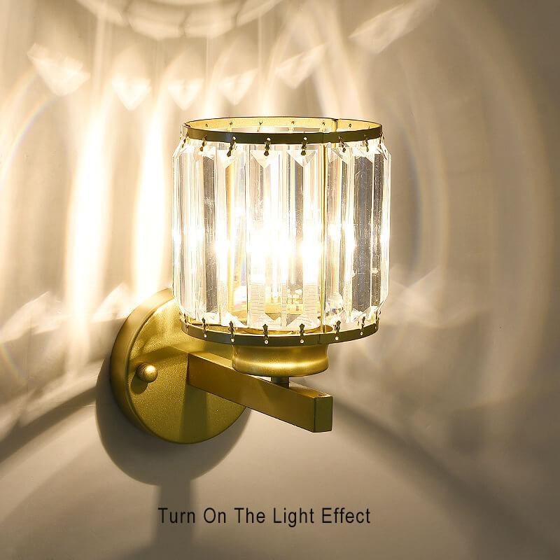 Luxury Crystal Wall Lamp for Modern Interior – LED Lighting