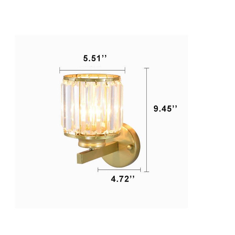 Luxury Crystal Wall Lamp for Modern Interior – LED Lighting