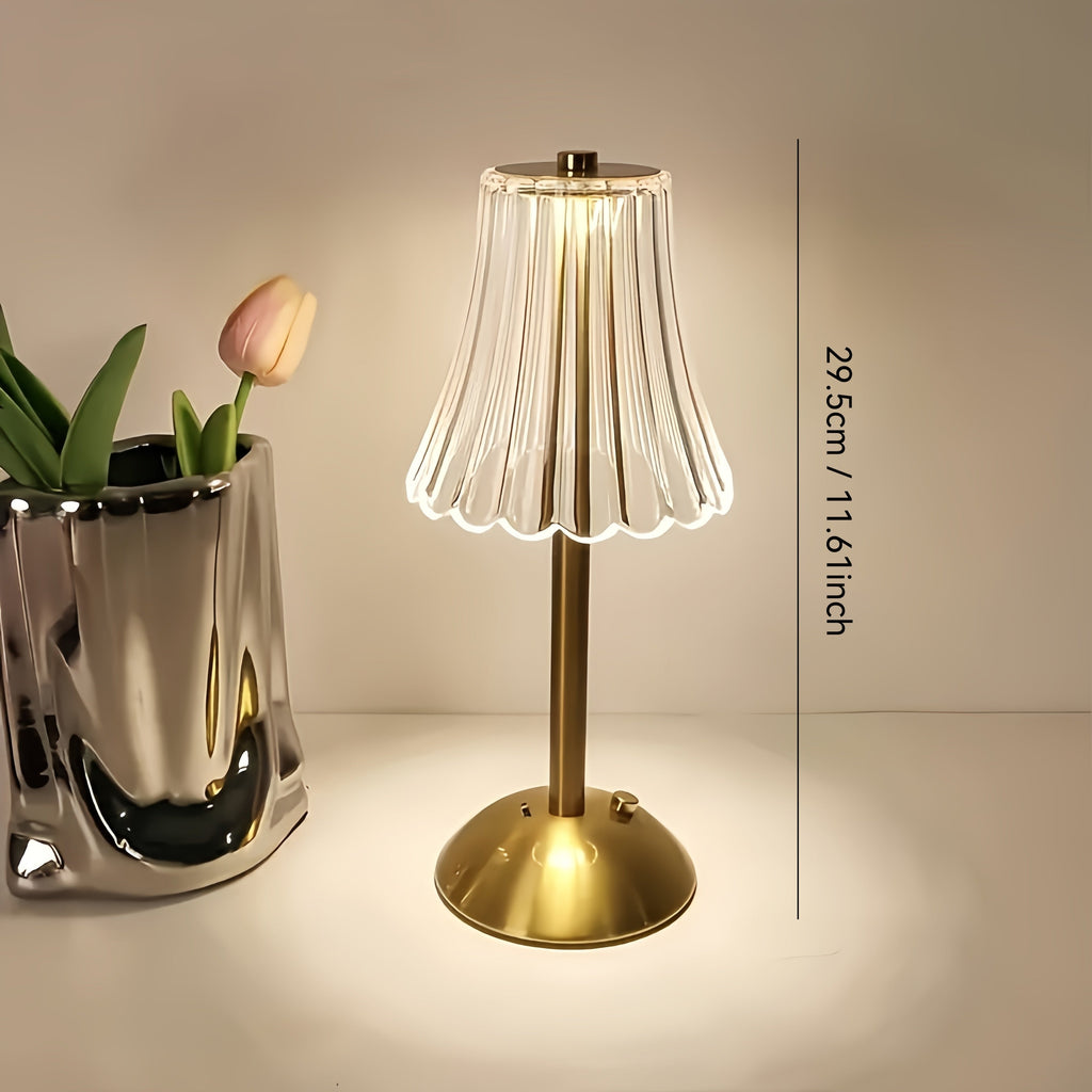 LumiGlow Table Lamp - Cordless LED Lighting with Touch