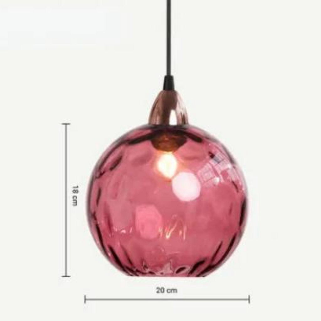 Elegant Glass Orb Pendant Light for Luxury Interiors