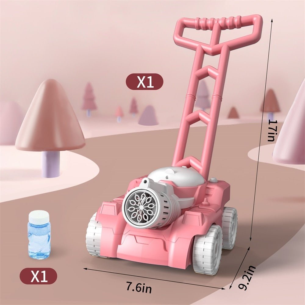 BubbleMow Toy - Magical Bubble Lawn Mower for Kids