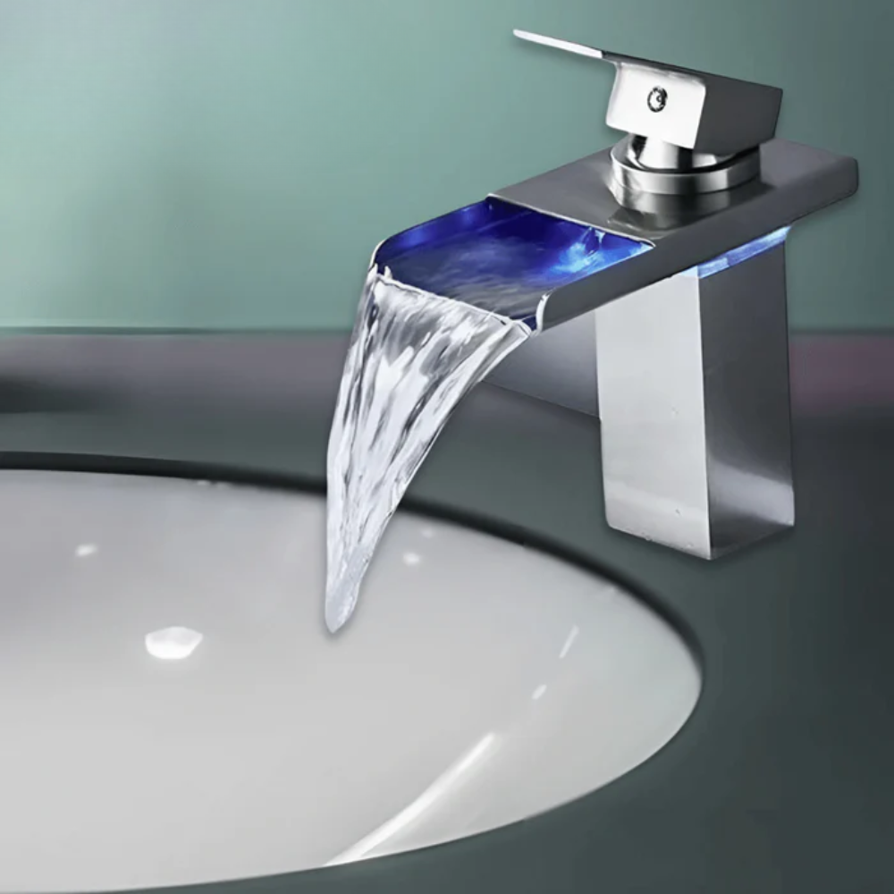 Elegant LED Waterfall Faucet - for Luxury Bathrooms