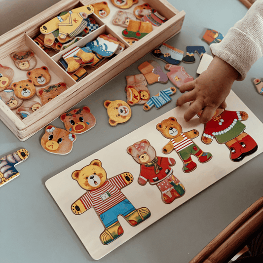 PuzzleMaster - Wooden DressUp Puzzle for Kids