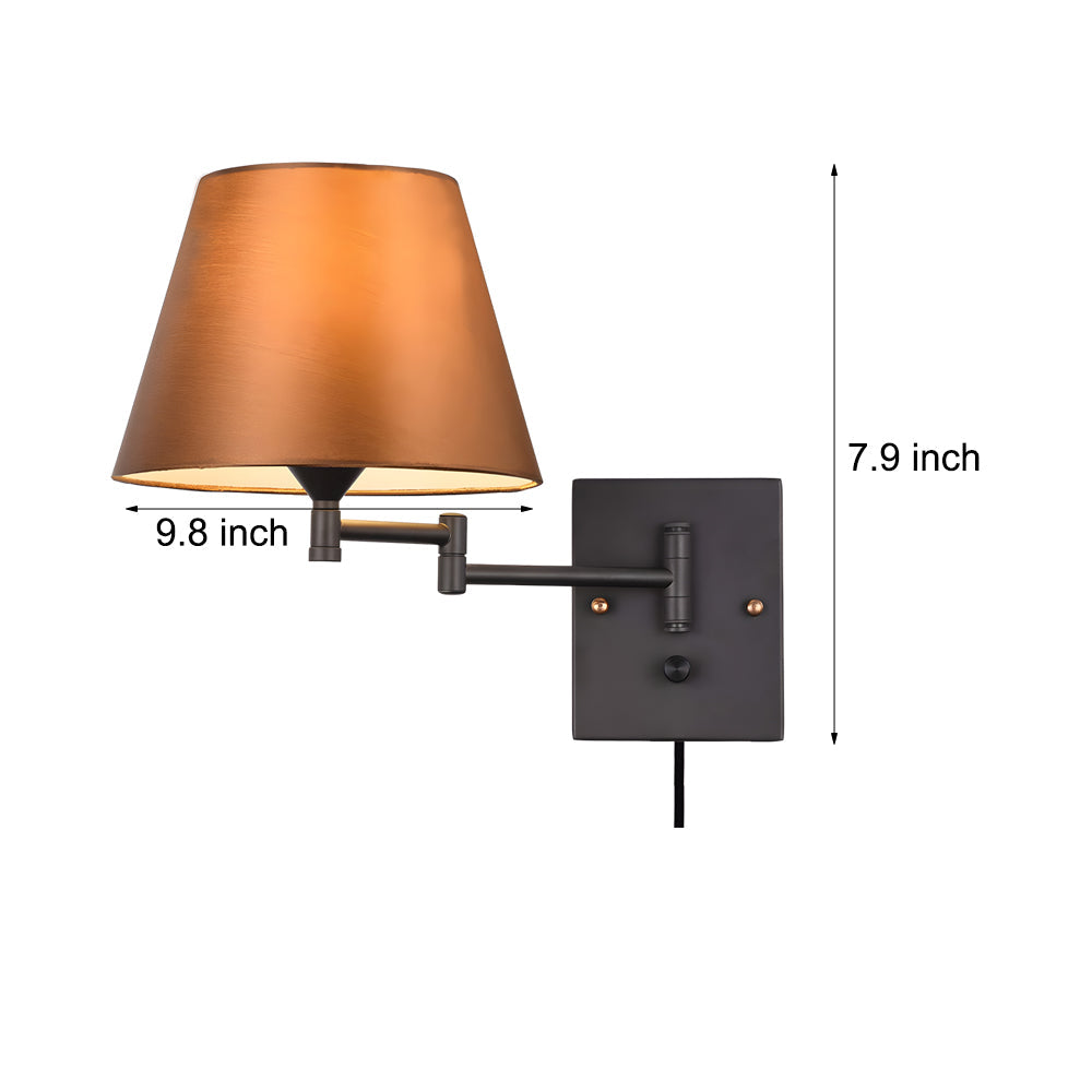 SwingLight – Adjustable Wall Lamp with Linen Shade