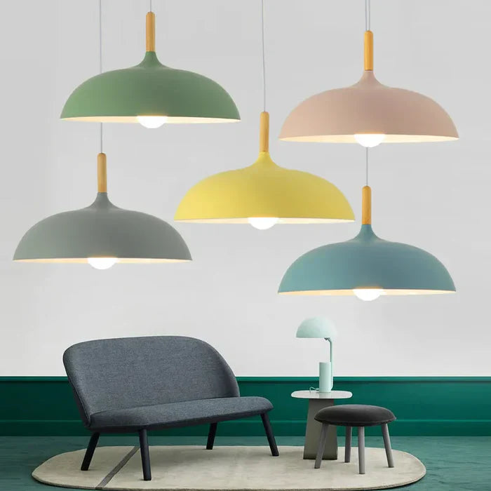 ScandiLuxe Ceiling Light - Scandinavian Oak Wood Design