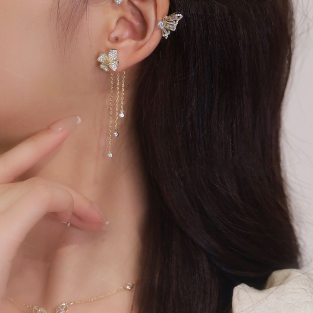 Aurelia Butterfly Earrings – Unique Fashion Accessory