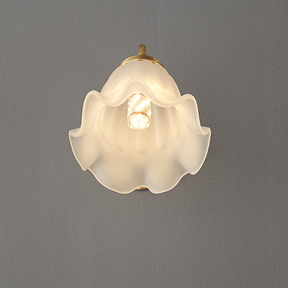 VintageGlow – Retro Glass Wall Lamp for Ambiance