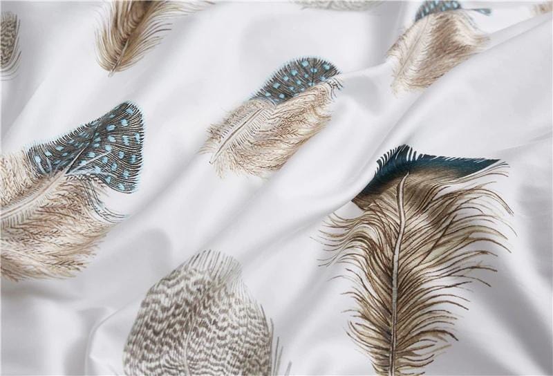Feathers – Luxury Egyptian Cotton Duvet Cover Set