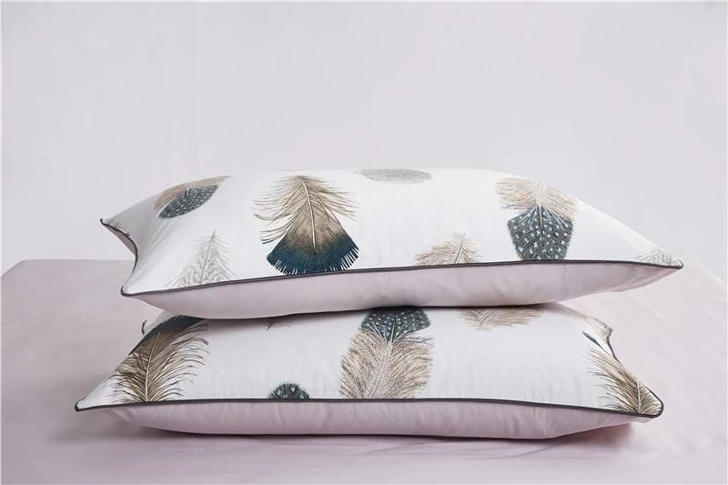 Feathers – Luxury Egyptian Cotton Duvet Cover Set