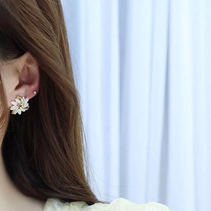 BlossomStud Earrings - Elegant Sakura Earrings