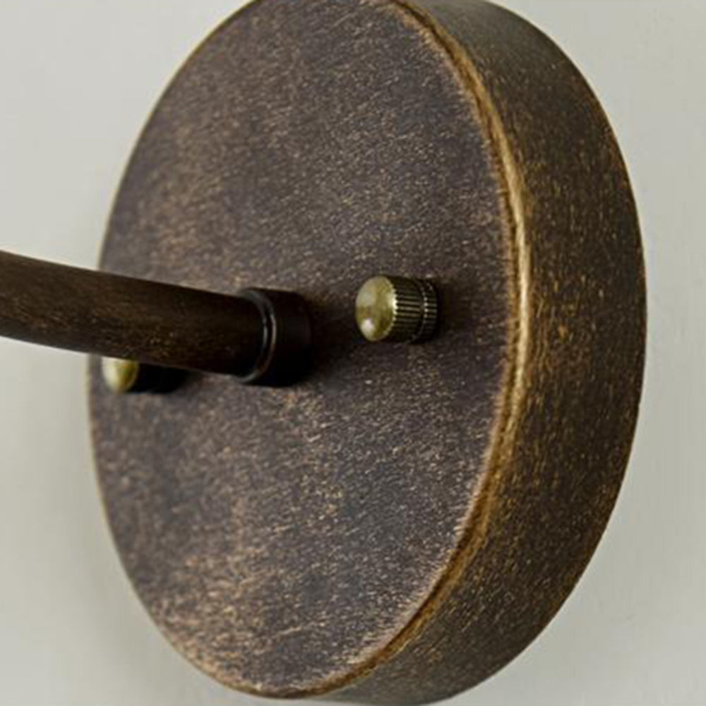 Alessio Vintage Inspired Bowl Shaped Antique Brass Waterproof Outdoor Wall Light - IP65 Rated