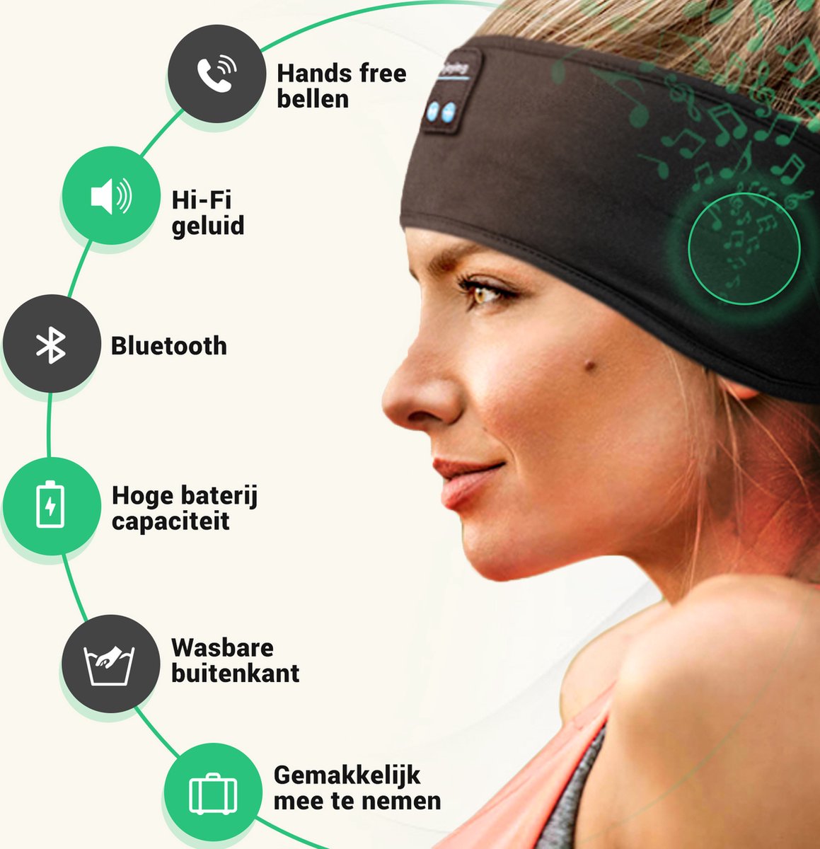 SleepWave™ - Smart Bluetooth Sleep Headband for Deep Rest