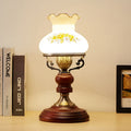 GlowSophie – Classic Table Lamp in Deep Red Ceramic