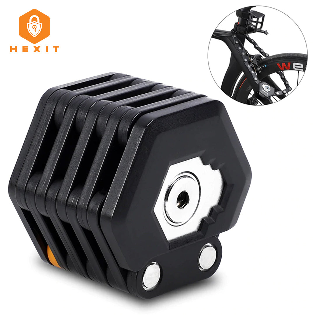 HEXIT™ FoldLock - Compact and Lightweight Bicycle Lock