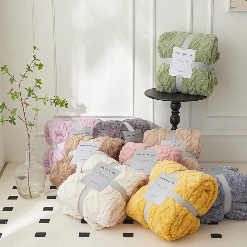 CozyLuxe - Luxury Lambswool Blanket for Bedroom