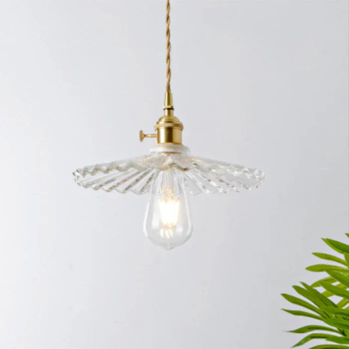 OpulentGlow Pendant – Elegant Glass Pendant Lamp