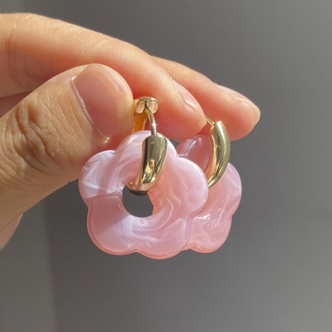 Valeria Earrings – Elegant Gold Floral Designs