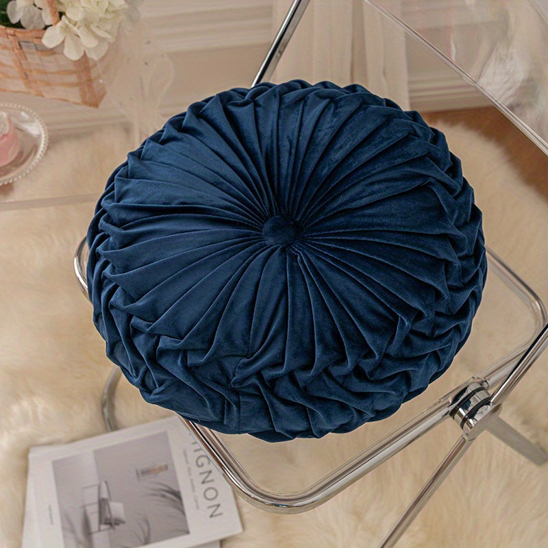 Velvet Pumpkin Cushion - Luxury Plush Cushion for Comfort