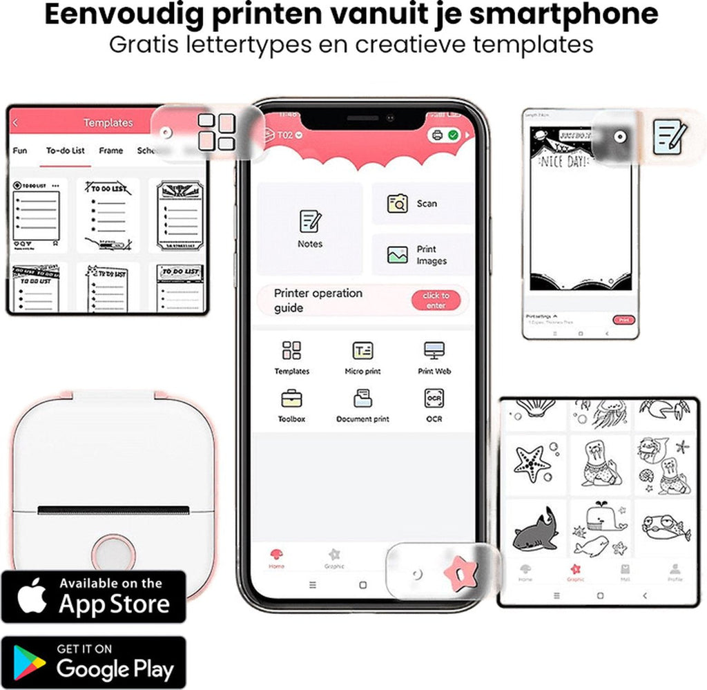 Pocket Printer™ - Includes one free roll!